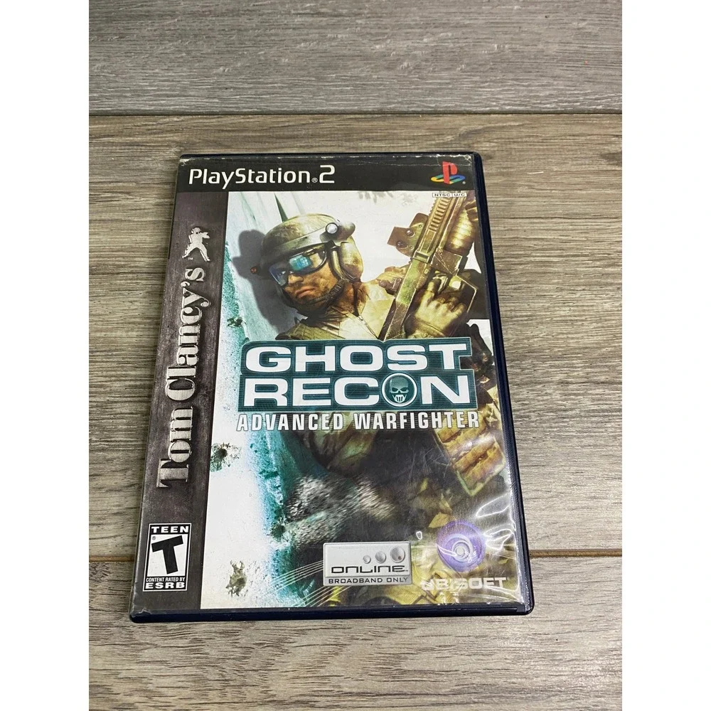 Tom Clancys Ghost Recon Advanced‎ Warfighter Sony PlayStation 2 PS2 SLUS-21422